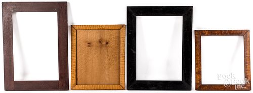 Four antique frames, 19th c.
