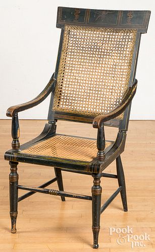 Painted Sheraton fancy chair, ca. 1825