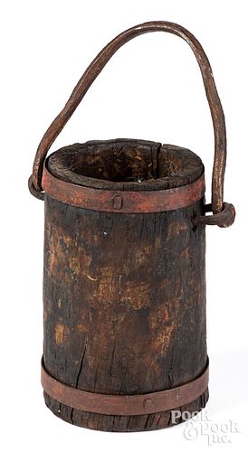 Diminutive grease bucket, 19th c.