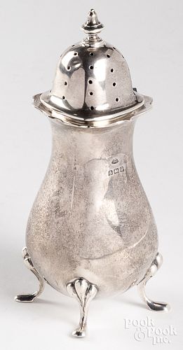 English Adie Brothers silver shaker/caster