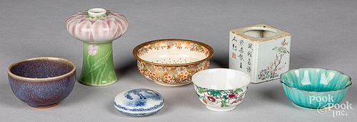 Chinese and Japanese porcelain.