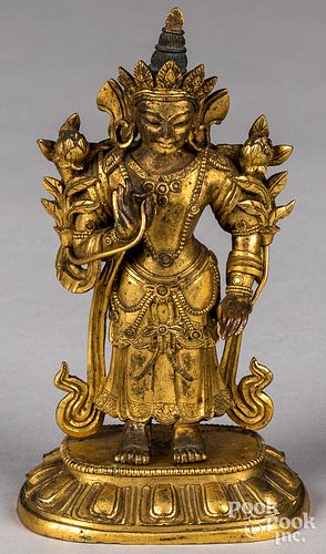 Chinese gilt bronze Buddha