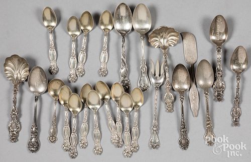 Art Nouveau sterling silver flatware
