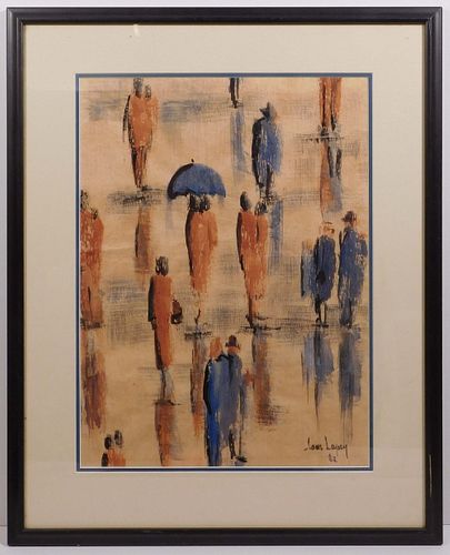 Joni Lapty: Modern Watercolor, Figures in The Rain