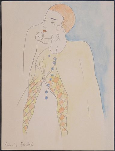 Francis Picabia, Attr/ Manner of:   Circus Performer