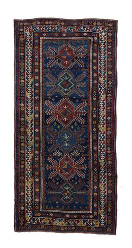 Antique Caucasain Kazak Long Rug, 5’7’’ x 11’11’’