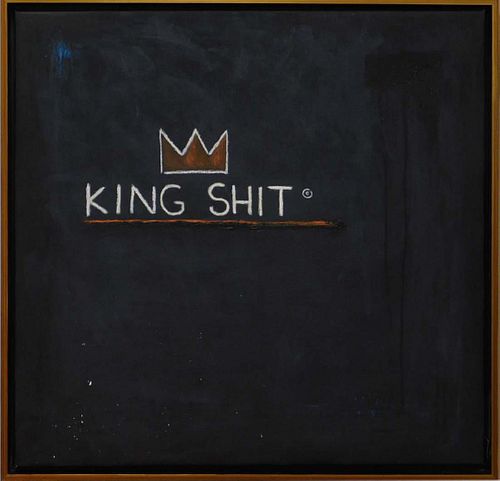 Jean-Michel Basquiat, Attributed: King Shit