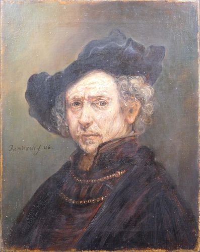 Rembrandt Harmenszoon Van Rijn, After: Self Portrait