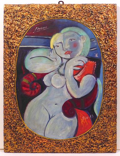 Pablo Picasso, Manner of:  Femme Bleue 