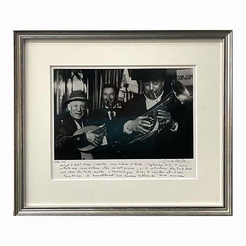 Lucien Clergue Picasso "d'Arles" 1959 Signed Photo