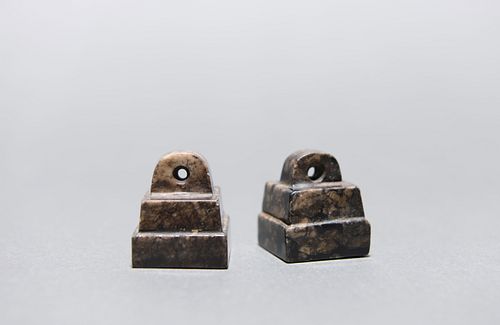 Han: A Group of Two Jade seals