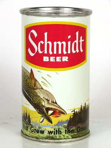 1969 Schmidt Beer (Muskie) 12oz Tab Top Can SCH3a/14 Saint Paul, Minnesota