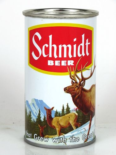 1967 Schmidt Beer (Elk) 12oz Tab Top Can SCH3a/17 Saint Paul, Minnesota