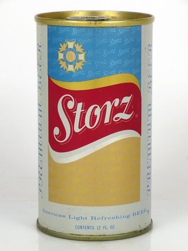 1973 Storz Beer 12oz Tab Top Can T128-13 Minneapolis, Minnesota