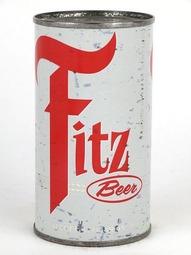 1962 Fitz Beer 12oz Flat Top Can 64-14 Willimansett, Massachusetts