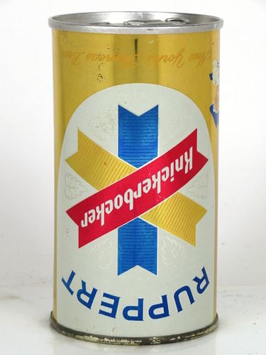 1964 Ruppert Knickerbocker Beer (upside down) 12oz Zip Top Can T116-34.1z New York, New York