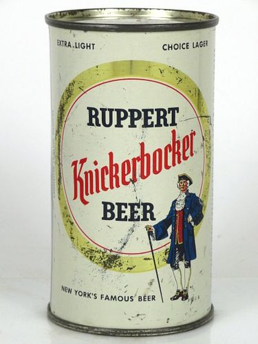 1953 Ruppert Knickerbocker Beer 12oz Flat Top Can 126-13 New York, New York