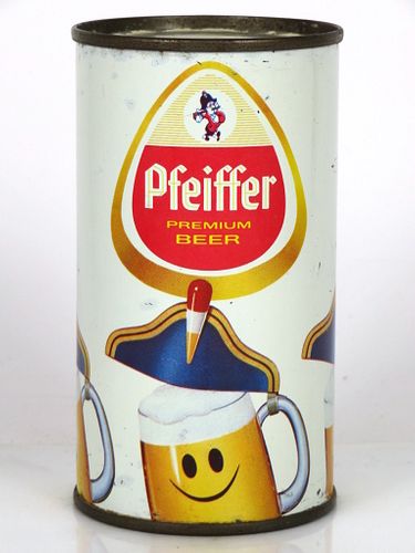 1958 Pfeiffer Premium Beer 12oz Flat Top Can 114-24 Detroit, Michigan