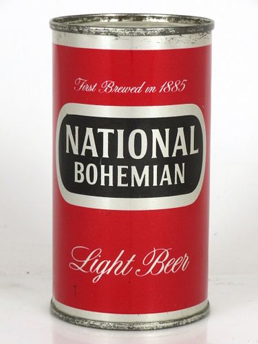 1960 National Bohemian Light Beer (Non-Metallic) 12oz Flat Top Can 102-12 Baltimore, Maryland