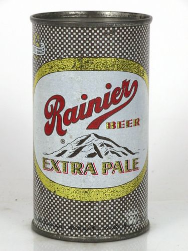 1950 Rainier Extra Pale Beer 12oz Flat Top Can 118-12 Seattle, Washington