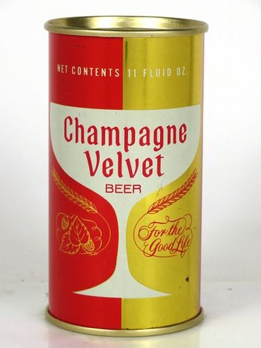 1962 Champagne Velvet Bee 11oz Flat Top Can 49-07.1 Portland, Oregon