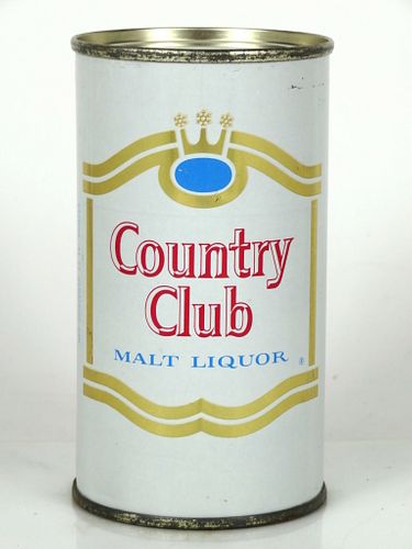 1961 Country Club Malt Liquor 12oz Flat Top Can 52-03 St. Joseph, Missouri