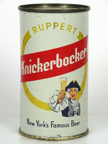 1955 Ruppert Knickerbocker Beer 12oz Flat Top Can 126-20 New York, New York