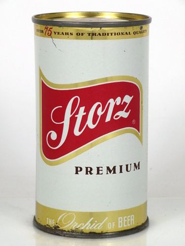 1958 Storz Beer 12oz Flat Top Can 137-21 Omaha, Nebraska