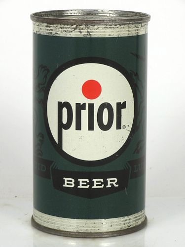 1953 Prior Beer 12oz Flat Top Can 117-02 Norristown, Pennsylvania