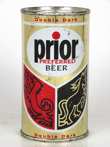 1958 Prior Double Dark Beer 12oz Flat Top Can 117-08 Philadelphia, Pennsylvania