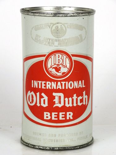 1960 International Old Dutch Beer 12oz Flat Top Can 85-30.1 Findlay, Ohio