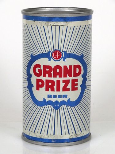 1958 Grand Prize Beer 12oz Flat Top Can 74-16.1 Houston, Texas