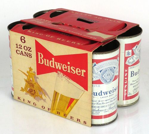 1959 Budweiser Beer six pack 12oz Six-pack Holder Saint Louis, Missouri