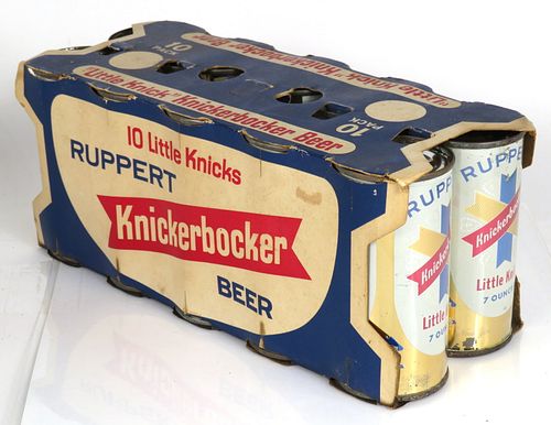 1960 Ruppert Knickerbocker Beer (10 pack 7oz cans) 242-09 New York, New York