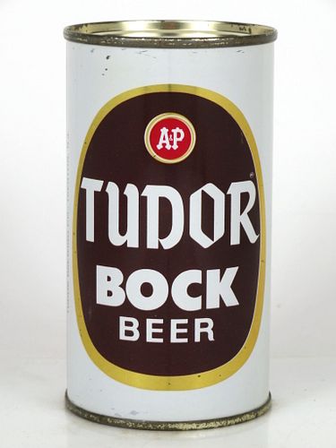 1962 Tudor Bock Beer 12oz Flat Top Can 141-09 Trenton, New Jersey