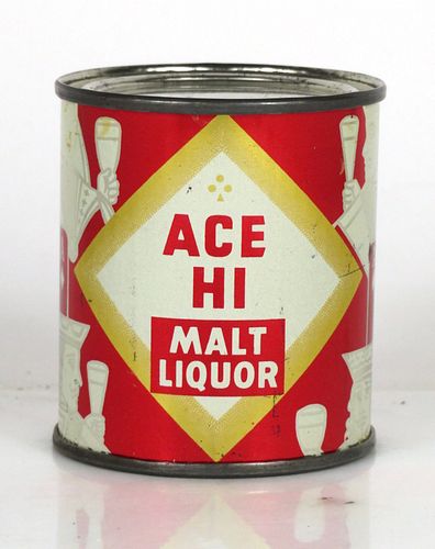 1958 Ace Hi Malt Liquor 7oz Flat Top Can 239-05 Chicago, Illinois