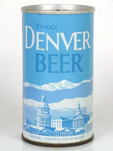 Rare Variation 1965 Denver Beer 12oz Tab Top Can T58-33 Denver, Colorado