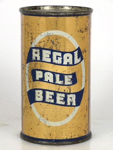 1939 Regal Pale Beer 12oz Flat Top Can 120-31 San Francisco, California