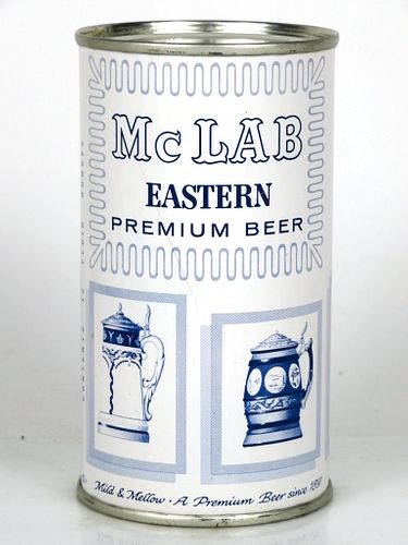 1960 Mc Lab Eastern Premium Beer 12oz Flat Top Can 95-01v Chicago, Illinois