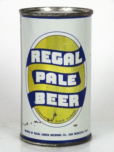  Unpictured 1954 Regal Pale Beer 12oz Flat Top CanSan Francisco, California