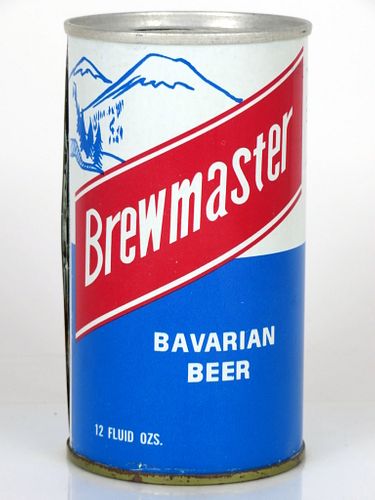 1968 Brewmaster Bavarian Beer 12oz Tab Top Can T45-35 Los Angeles, California