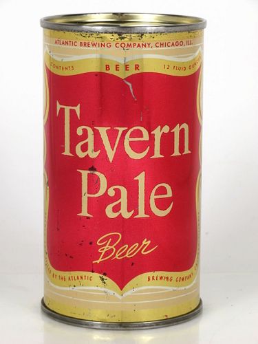 1957 Tavern Pale Beer 12oz Flat Top Can 138-20 Chicago, Illinois