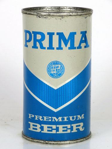 1960 Prima Premium Beer 12oz Flat Top Can 116-32.2 Chicago, Illinois