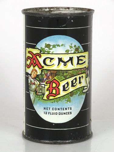 1955 Acme Beer 12oz Flat Top Can 29.05 San Francisco, California