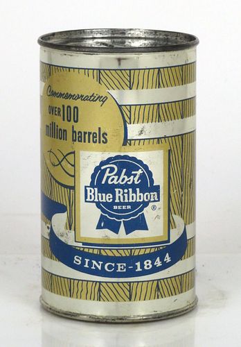 1955 Pabst - Over 100 Million Barrels Mini Can No Ref. Milwaukee, Wisconsin