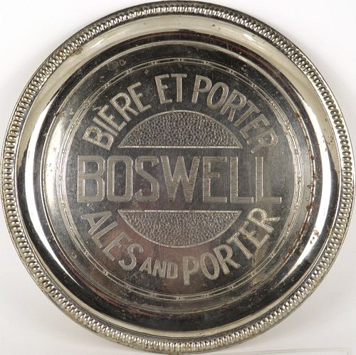 1915 Boswell Ales & Porter 12 inch Serving Tray Quebec, Quebec