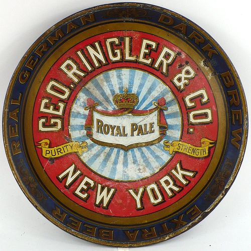 1915 Royal Pale Beer 12 inch Serving Tray New York, New York