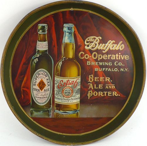 1915 Beer/Ale/Porter 12 inch Serving Tray Buffalo, New York