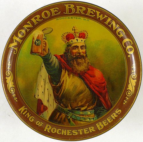 1910 Monroe Beers Tip Tray Rochester, New York