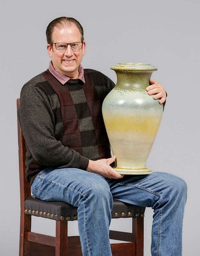 Louis Comfort Tiffany Pottery Floor Vase 1907